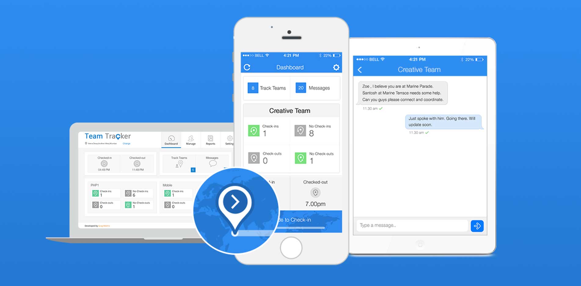 Team Tracker App
